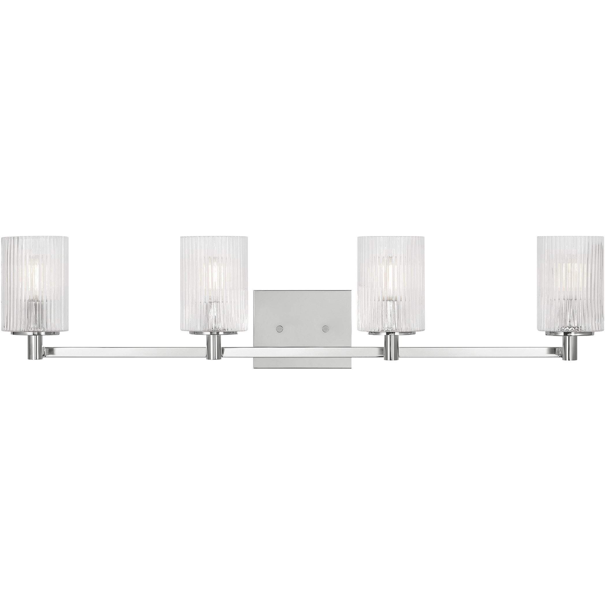 Lando 4 Light 35 inch Chrome Wall Bath Fixture Wall Light