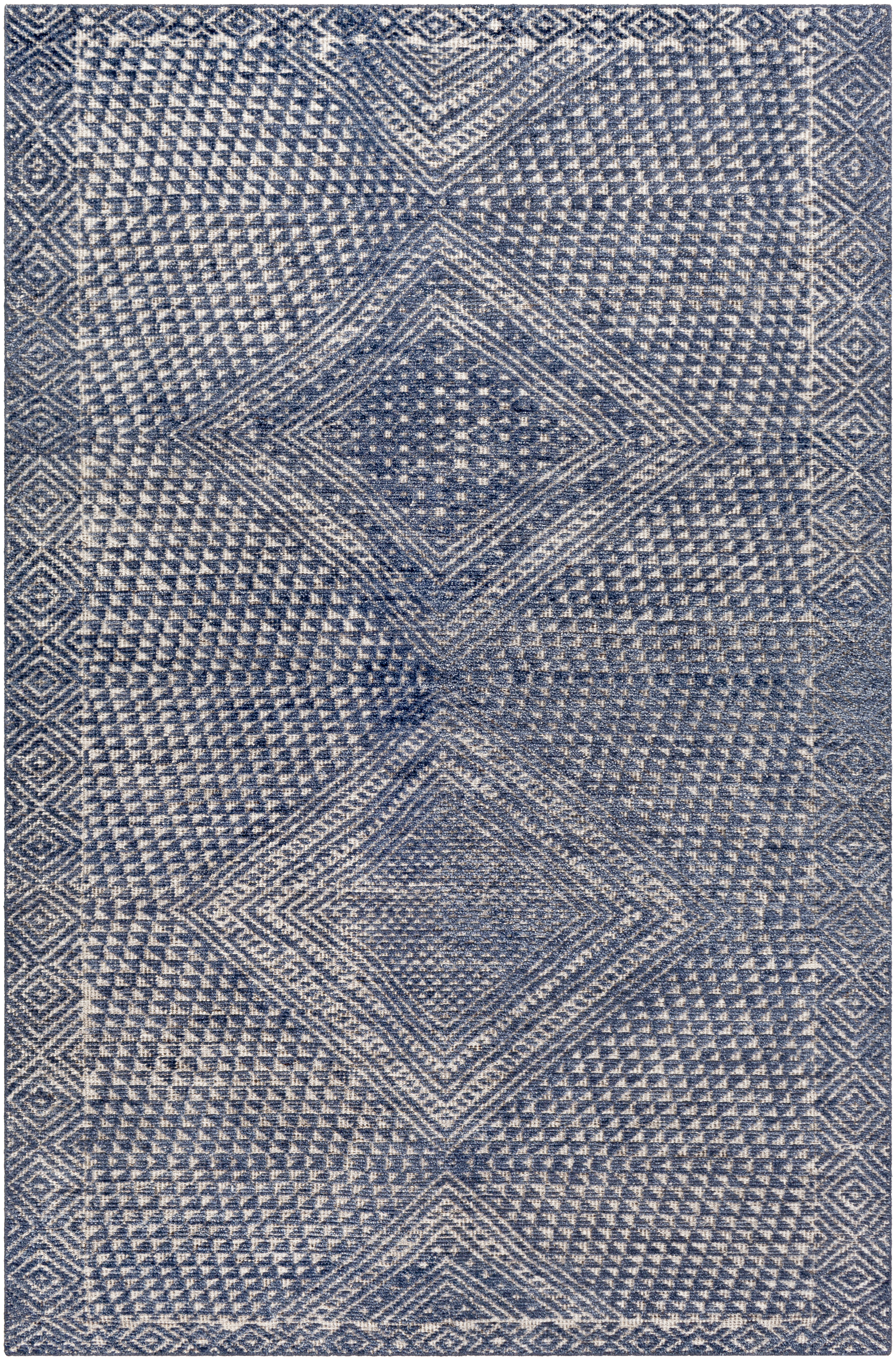 Livorno 180 X 144 inch Dark Blue Rug in 12 x 15, Rectangle