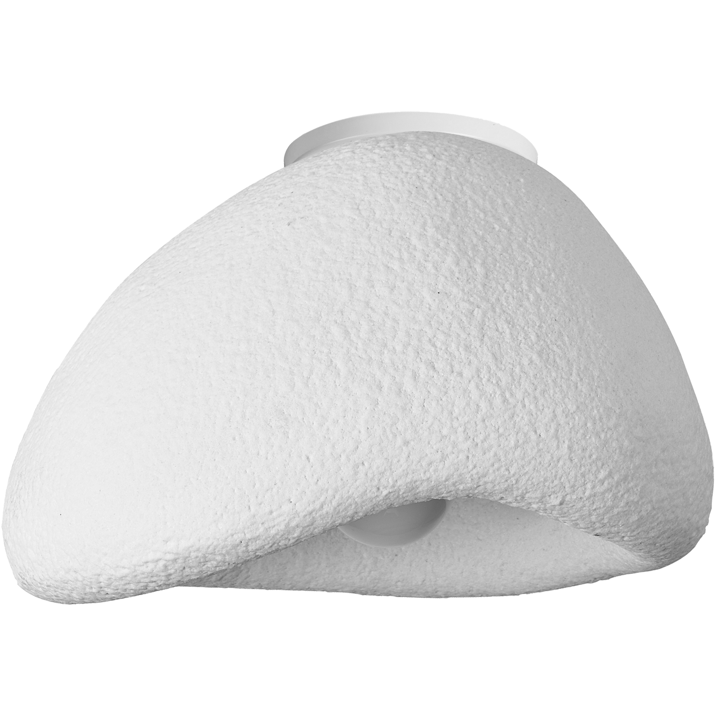 Pilar 1 Light 15.75 inch Matte White Flush Mount Ceiling Light