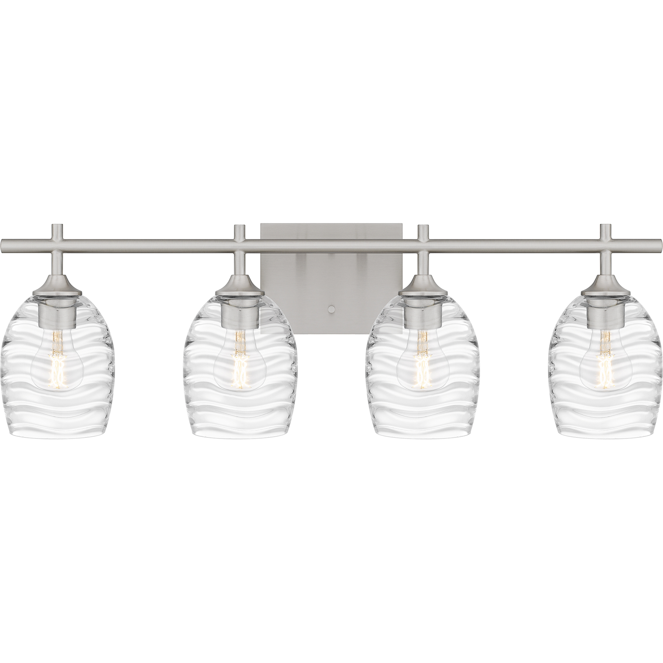 Lucy 4 Light 29 inch Brushed Nickel Bath Light Wall Light, Extra Large