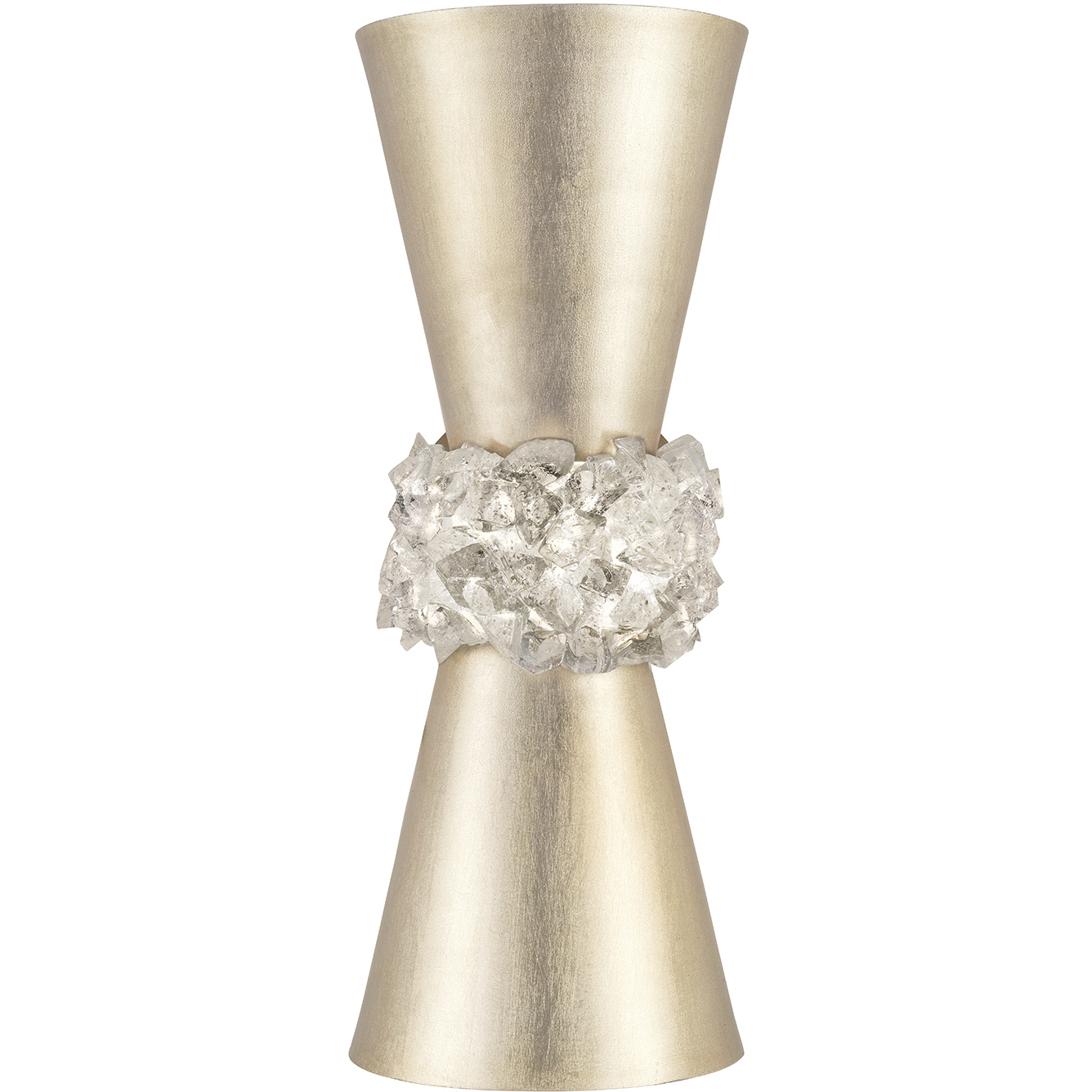 Arctic Halo 2 Light 5.5 inch Gold Sconce Wall Light