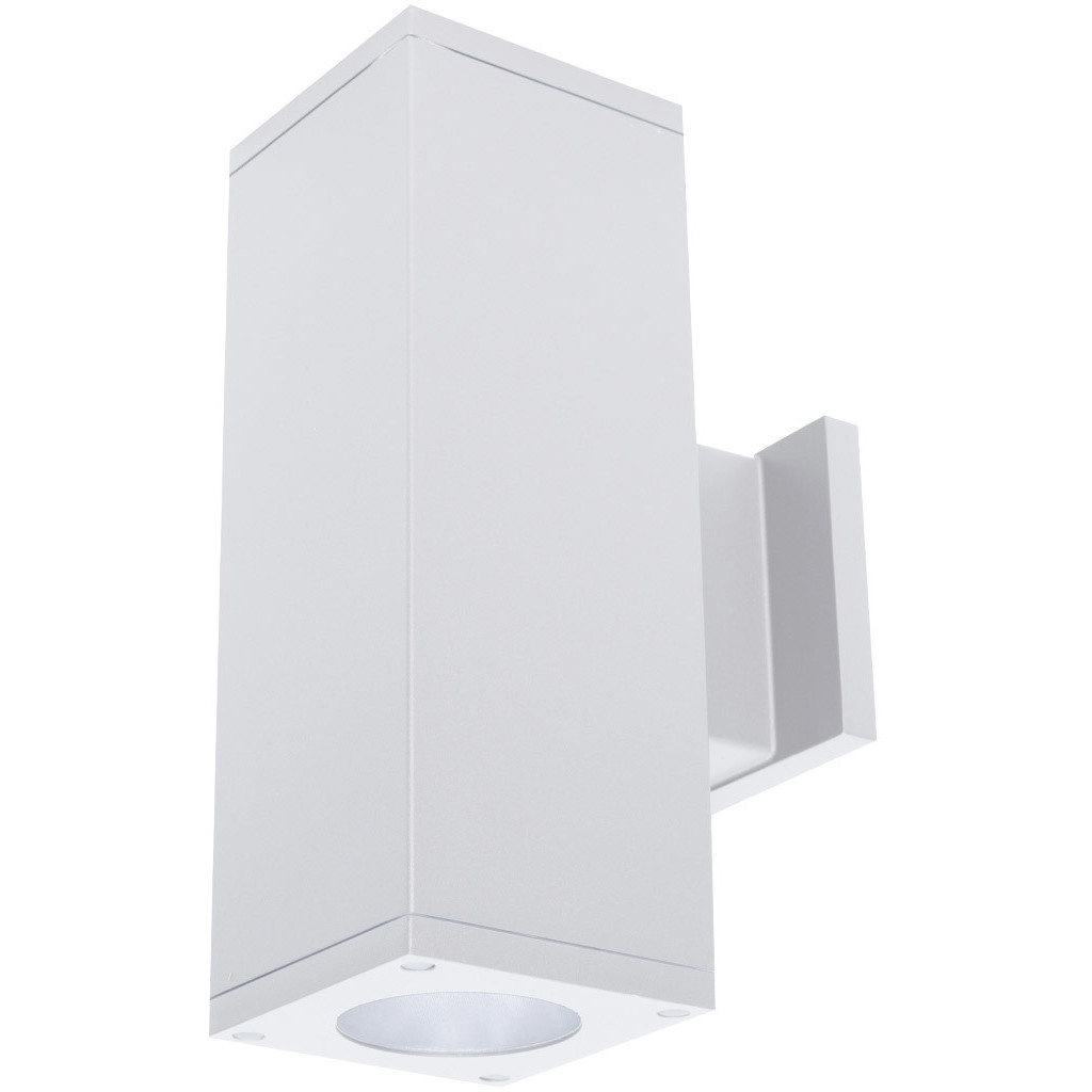 Cube Arch LED 4.5 inch White Sconce Wall Light in Spot, 90, 3000K, Straight Up/Down