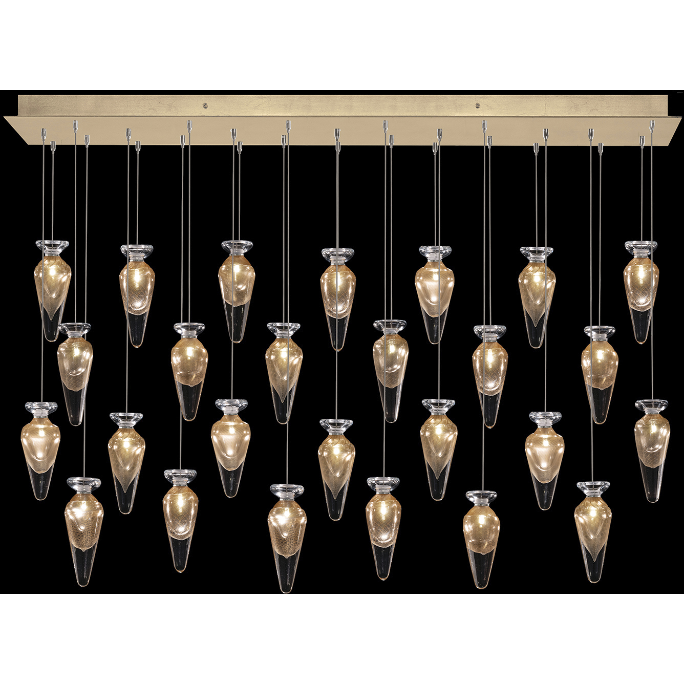 Essence 26 Light 54 inch Gold Pendant Ceiling Light