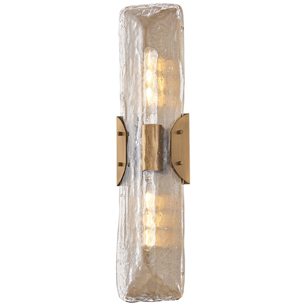 Nordic 2 Light 6.25 inch Patina Brass ADA Wall Sconce Wall Light