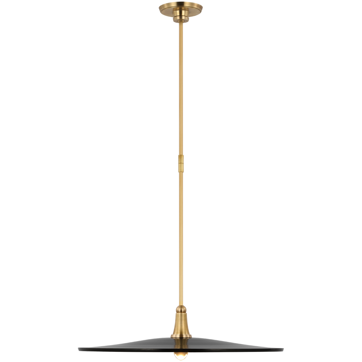 Thomas O'Brien Truesdell LED 24 inch Hand-Rubbed Antique Brass Pendant Ceiling Light in Bronze