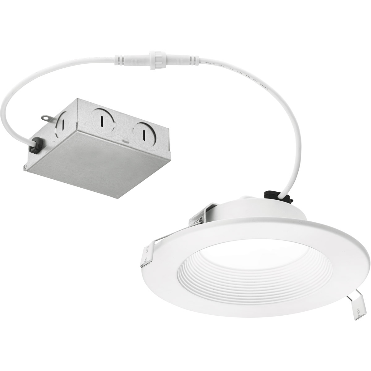 Direct To Ceiling Recessed Textured White Downlight