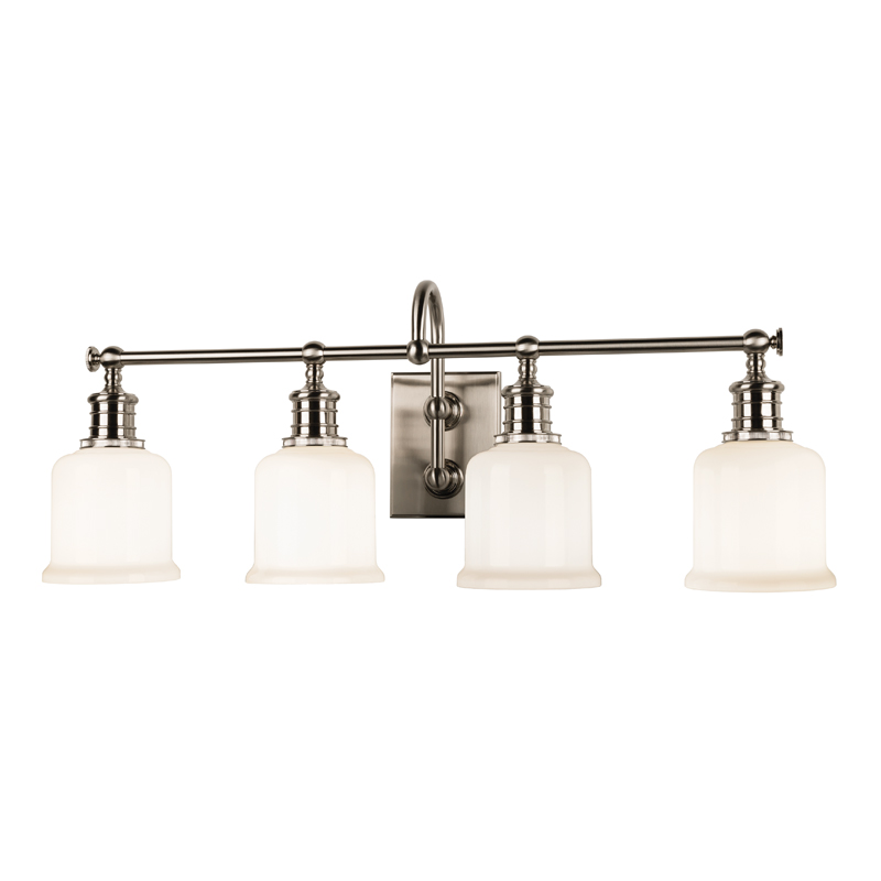 Keswick 4 Light 29 inch Satin Nickel Bath and Vanity Wall Light