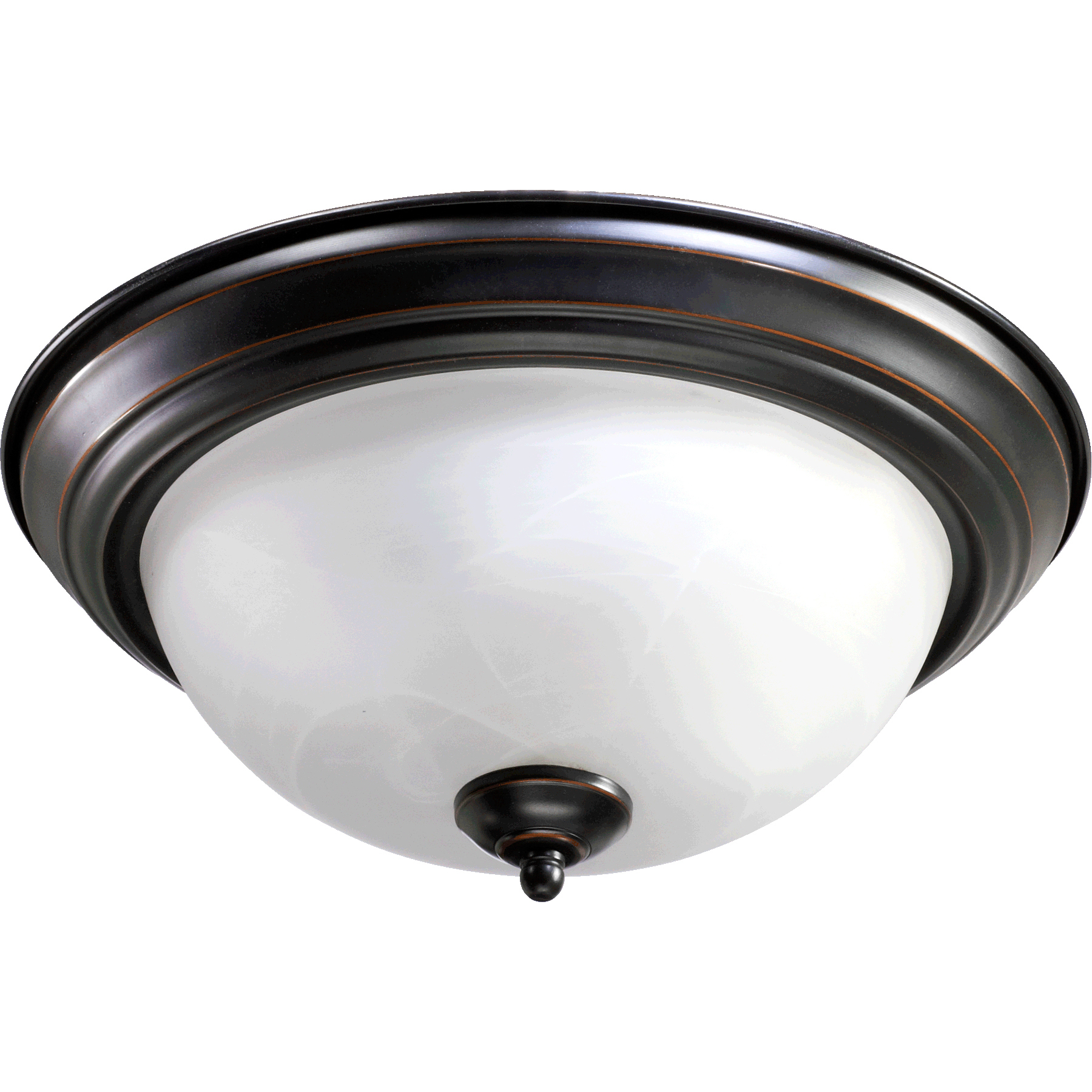 Fort Worth 2 Light 13.5 inch Old World Flush Mount Ceiling Light