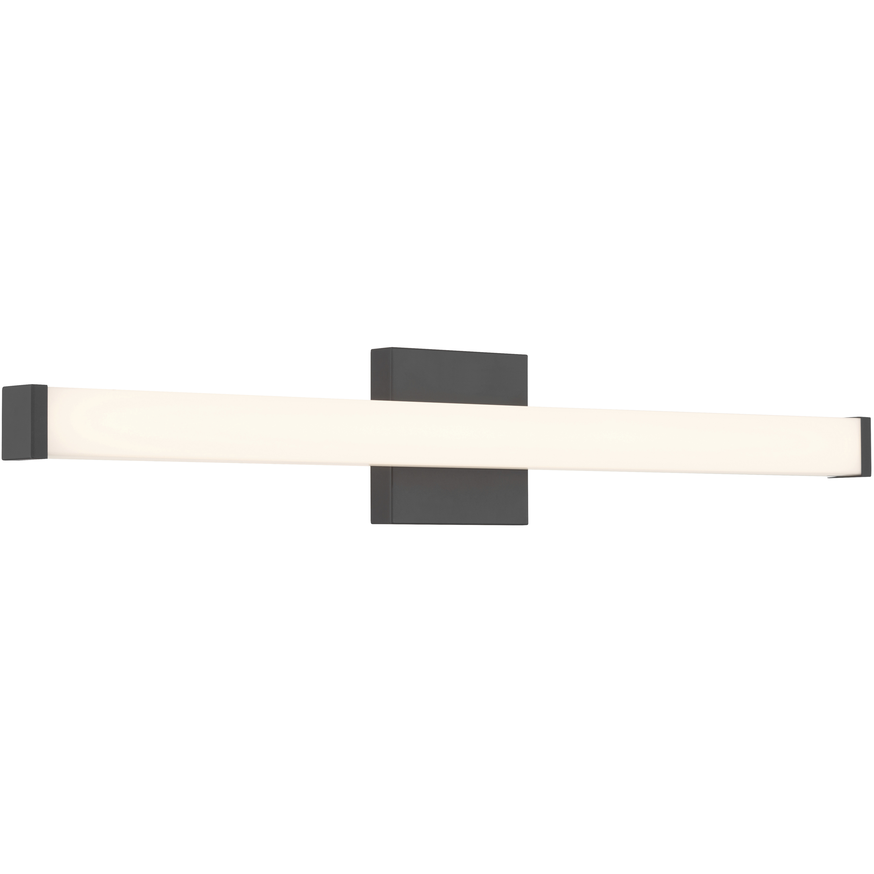 Maxx 30 inch Matte Black Vanity/Bath Bar Wall Light