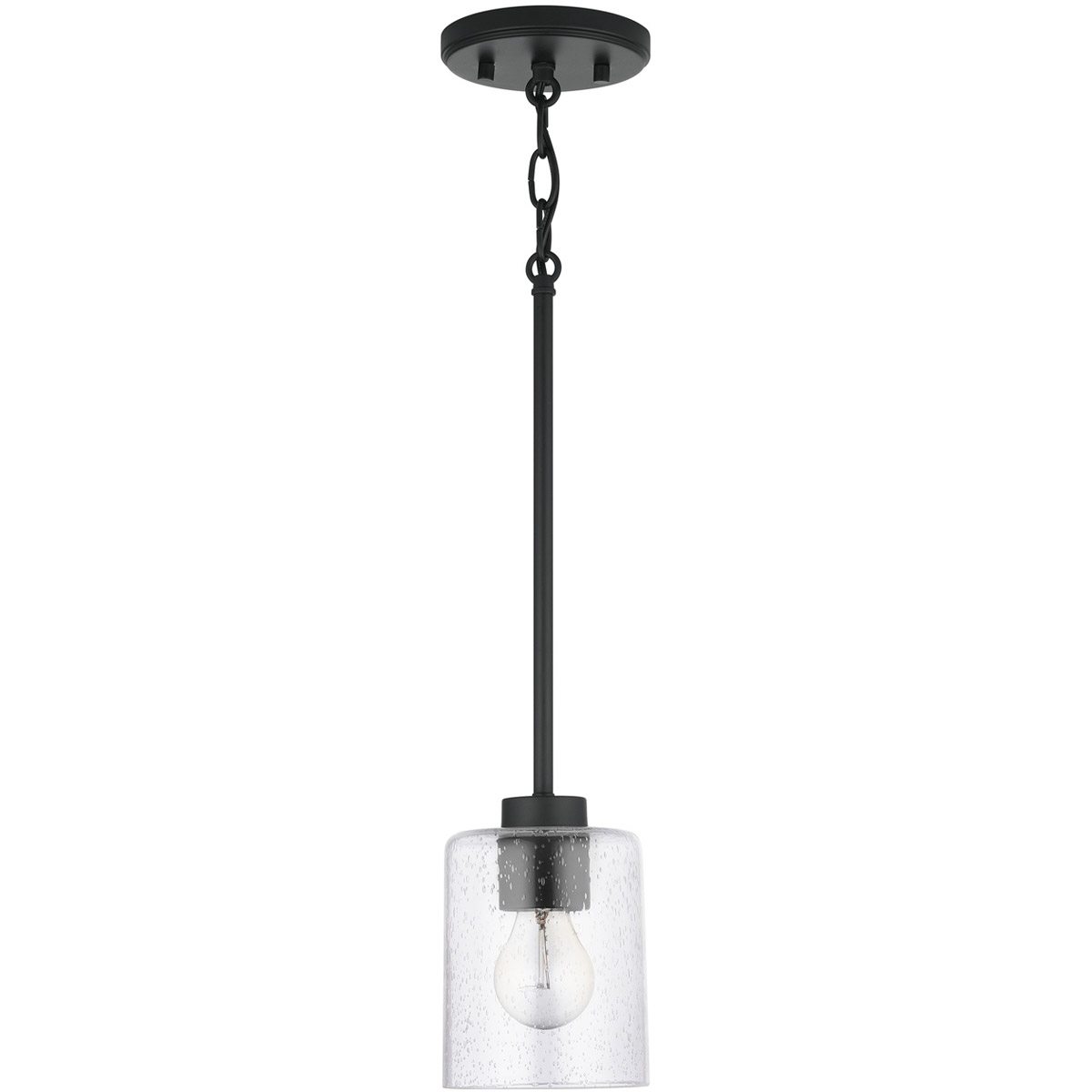Greyson 1 Light 4.75 inch Matte Black Pendant Ceiling Light