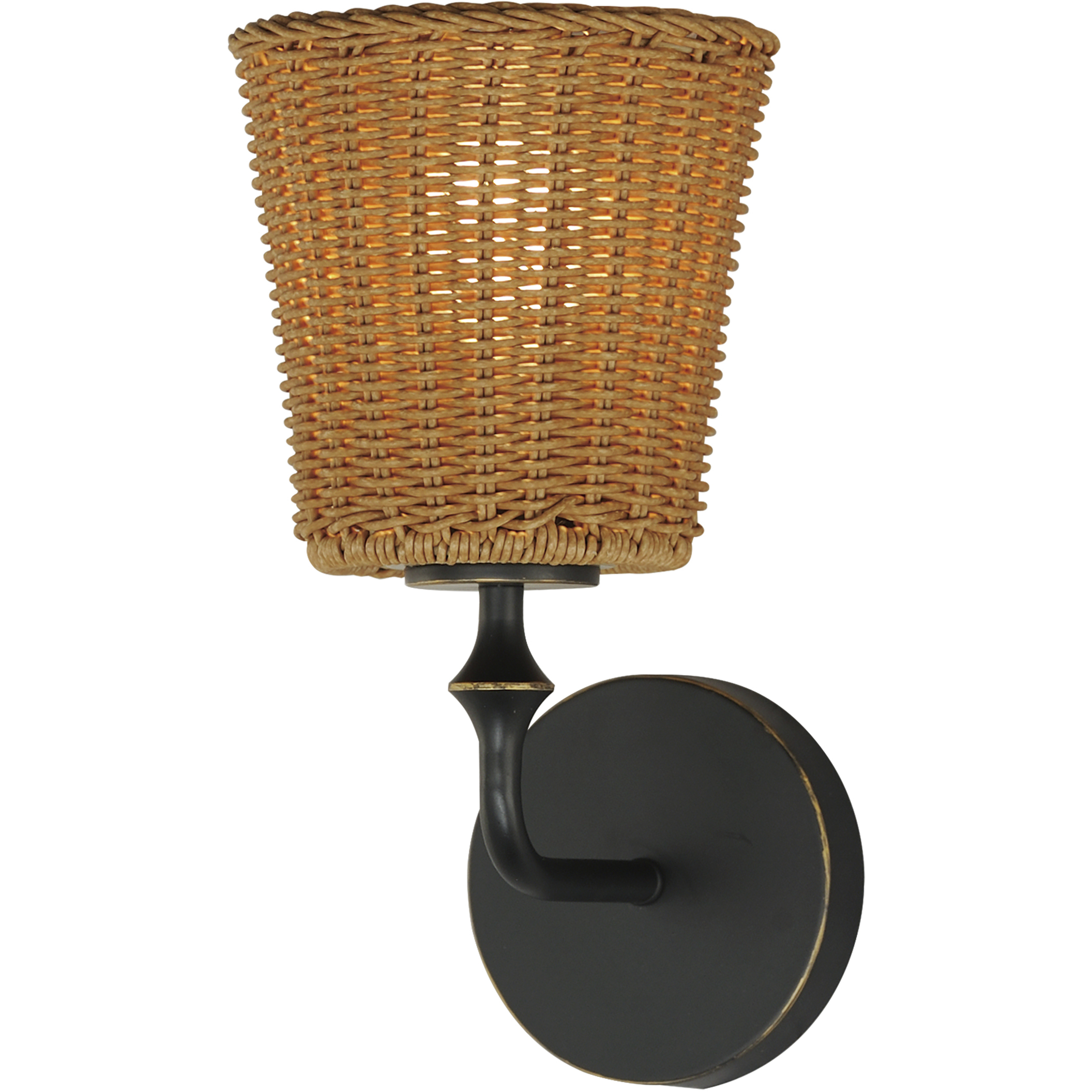 Baja 1 Light 6 inch Dark Bronze Wall Sconce Wall Light