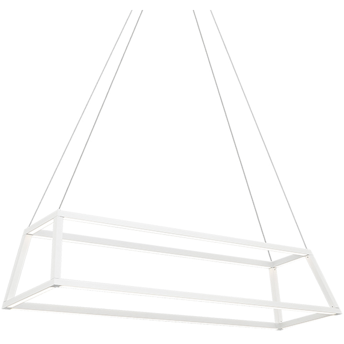 Carlington LED 12 inch Matte White Chandelier Ceiling Light