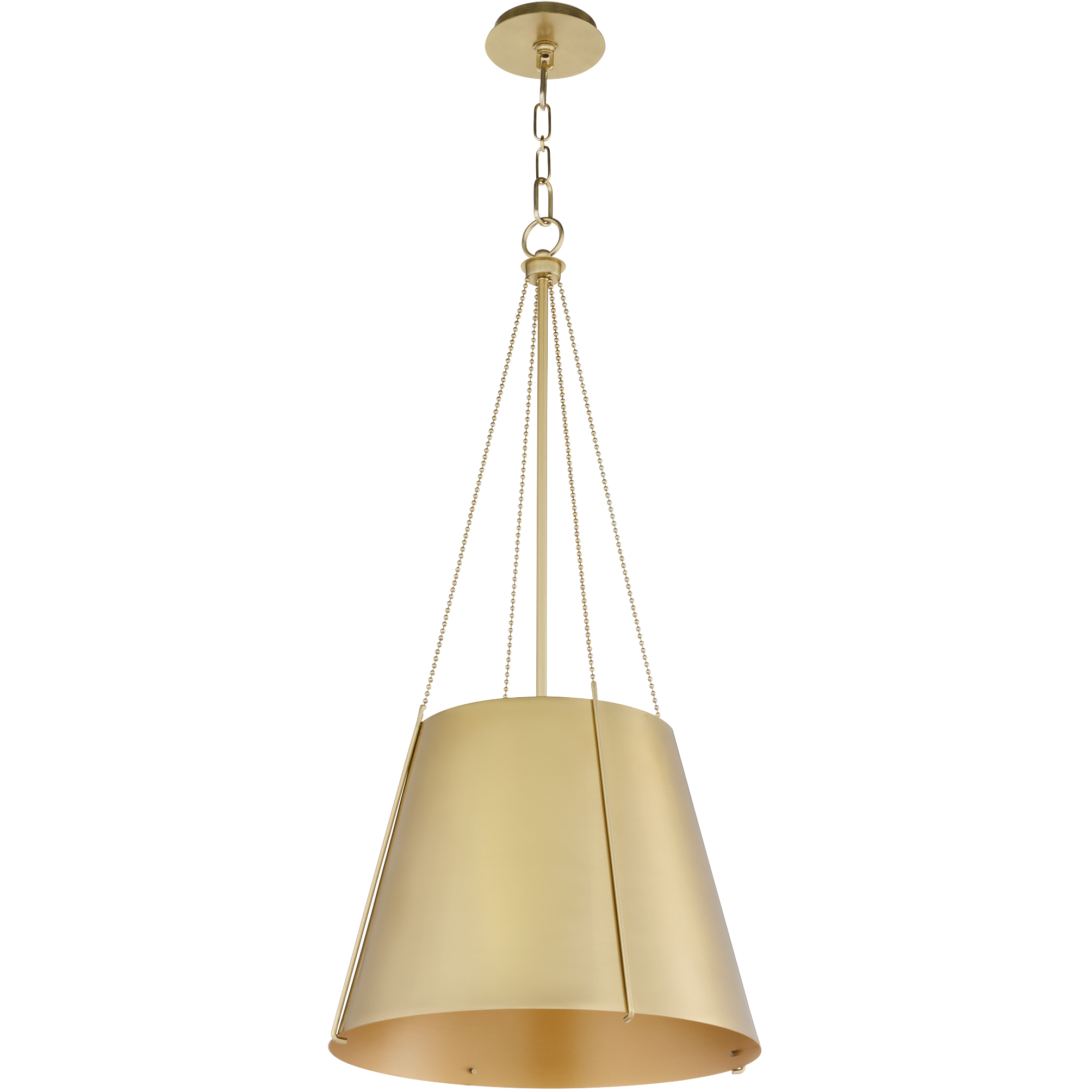 Denise 3 Light 18 inch Aged Brass Pendant Ceiling Light