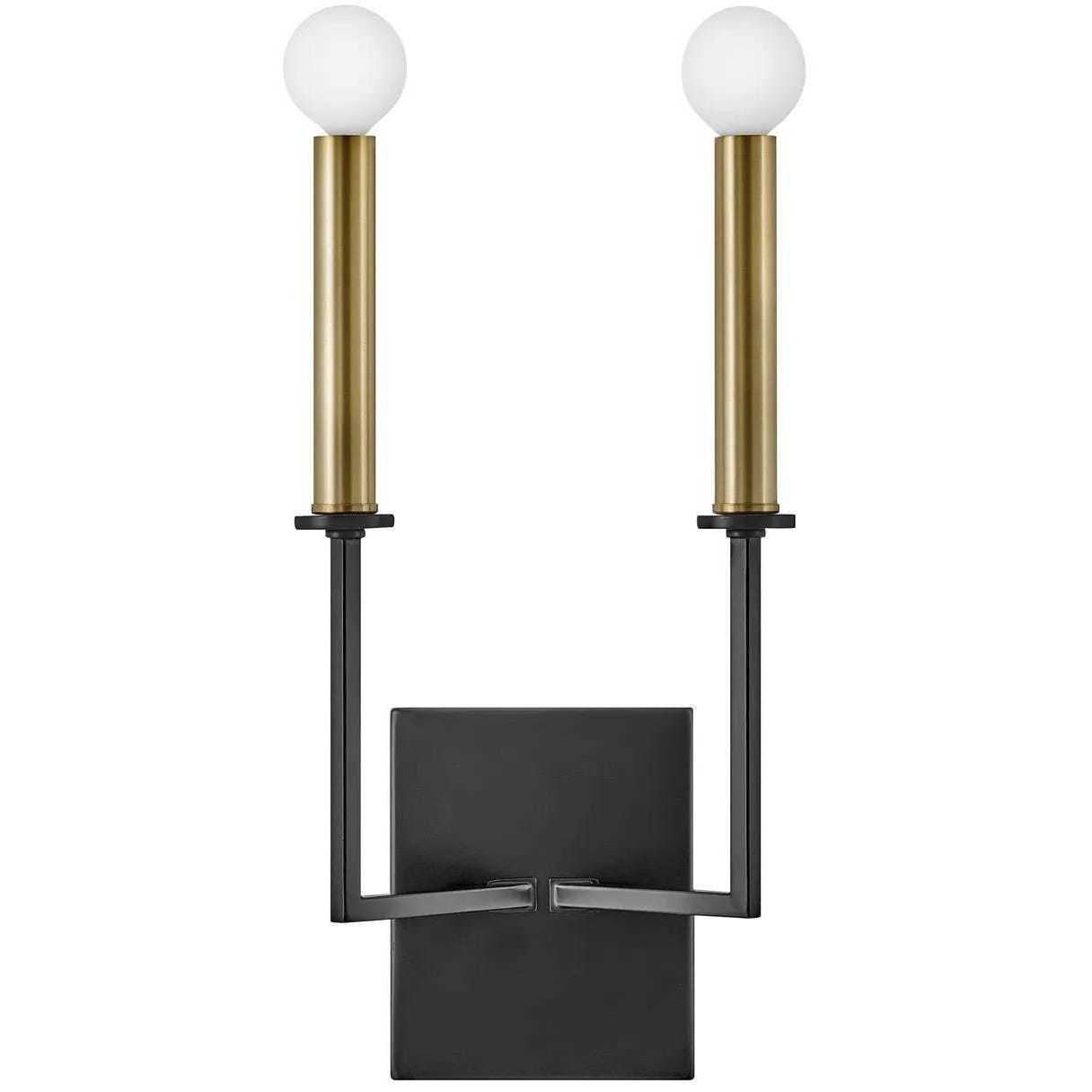 Lazlo LED 8 inch Black ADA Sconce Wall Light