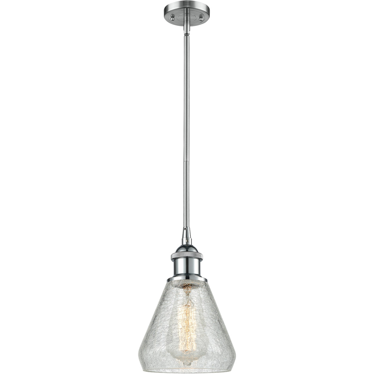 Ballston Conesus 1 Light 6 inch Polished Chrome Pendant Ceiling Light, Ballston
