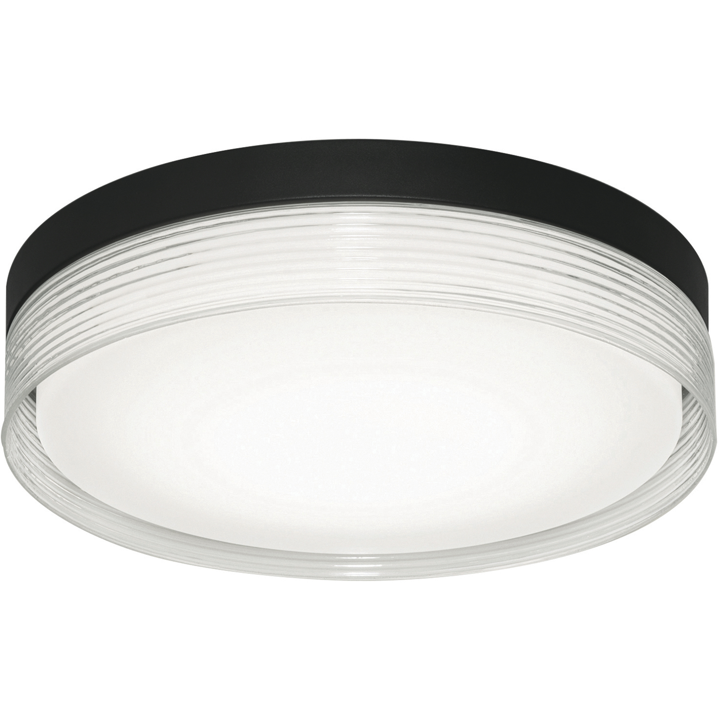 Tribeca LED Black Flush Mount Ceiling Light