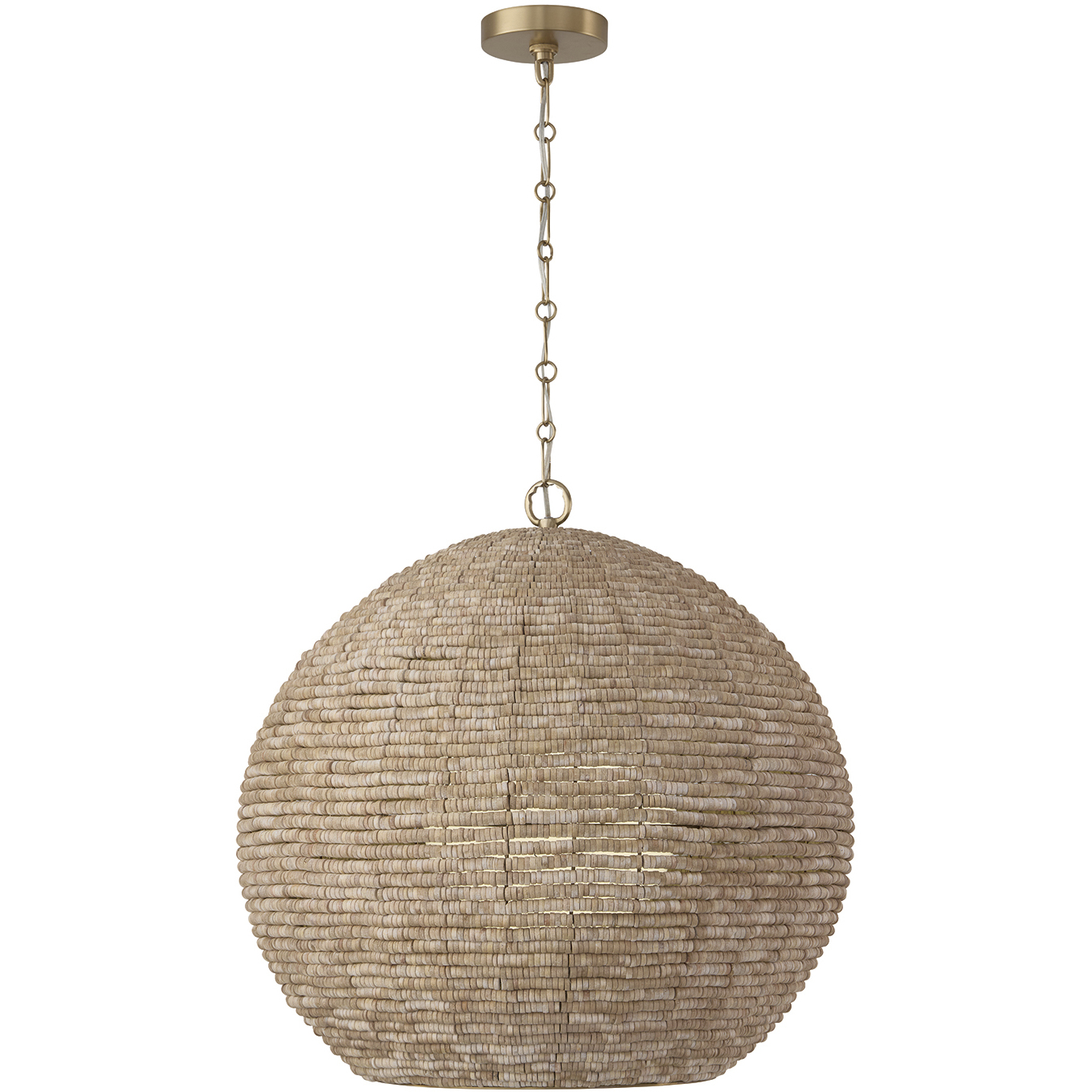 Morada 1 Light 23.75 inch Light Fawn and Matte Brass Pendant Ceiling Light