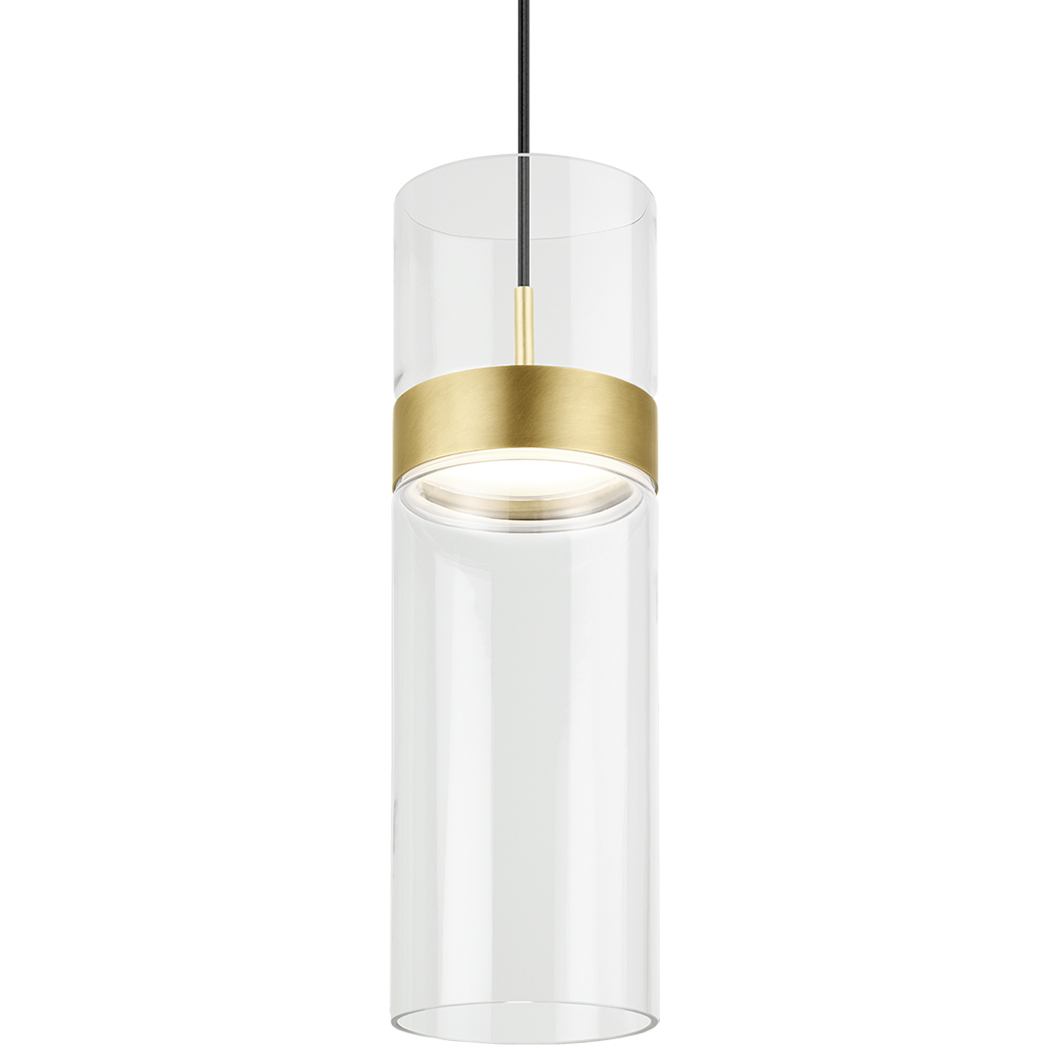 Sean Lavin Manette LED 5 inch Natural Brass Pendant Ceiling Light, Integrated LED
