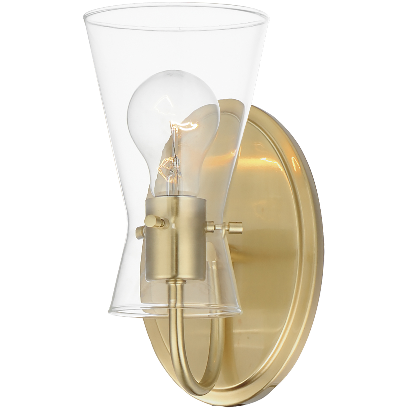 Ava 1 Light 5 inch Natural Aged Brass Bath Vanity Wall Light