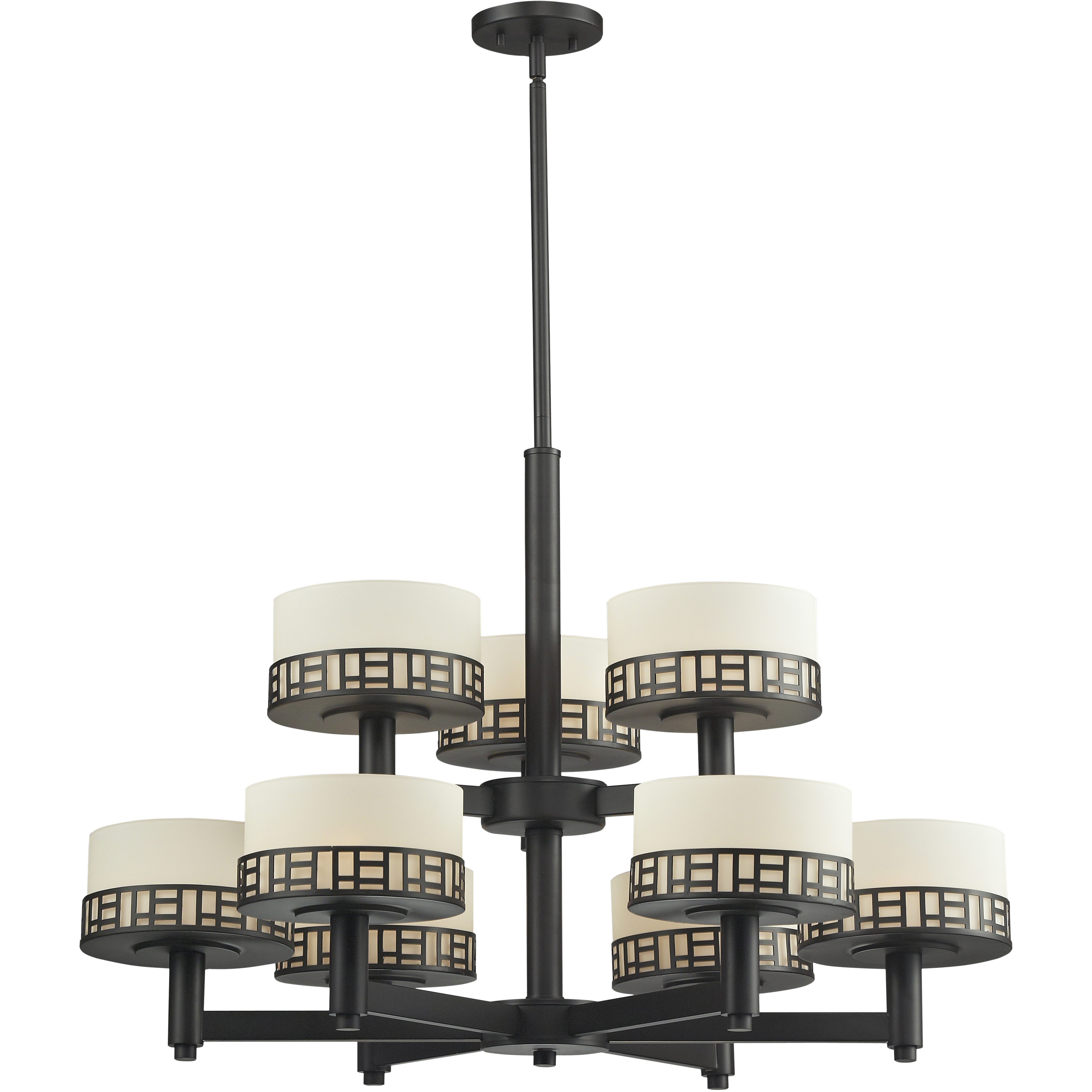 Elea 9 Light 31.75 inch Bronze Chandelier Ceiling Light