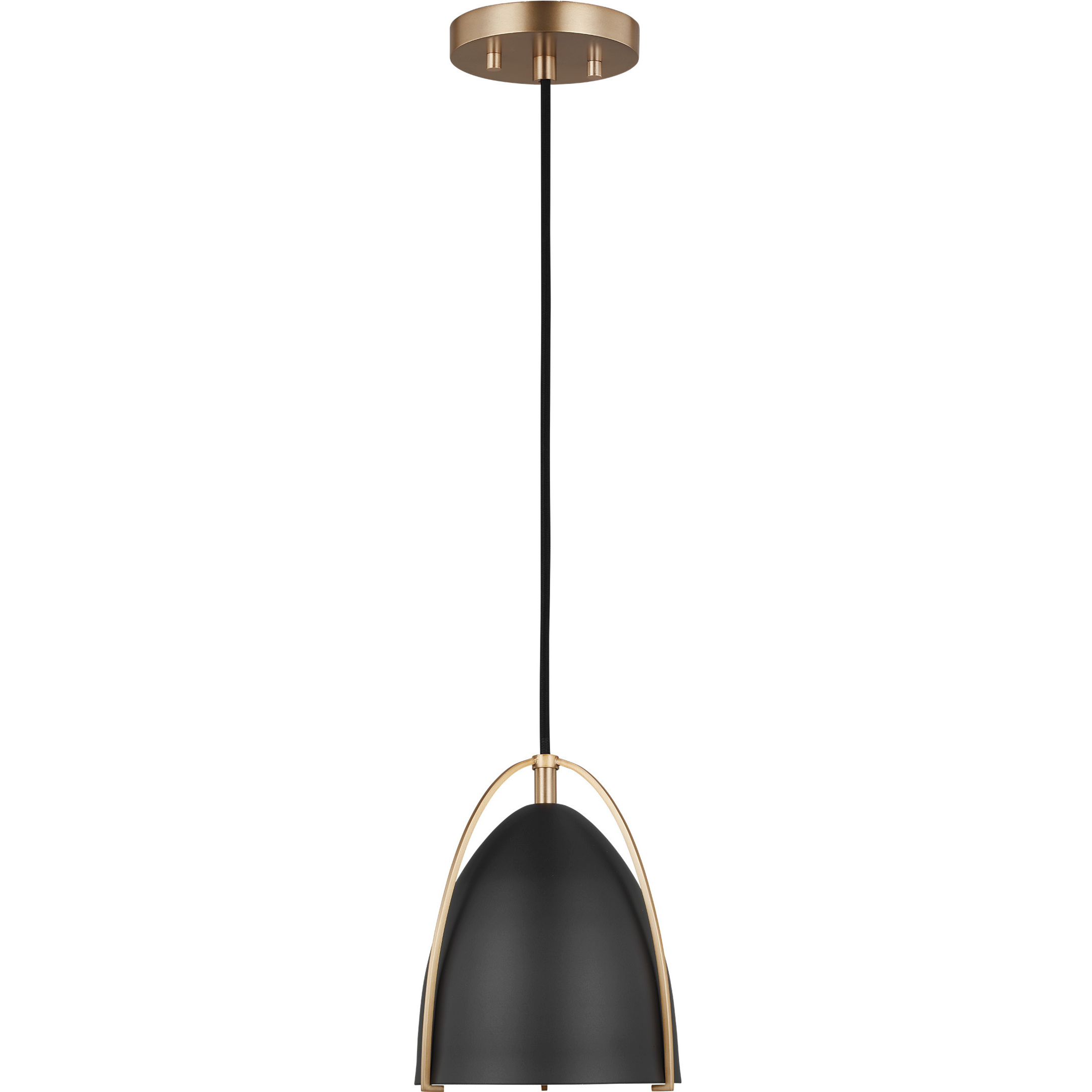 Sean Lavin Norman Pendant Ceiling Light in Satin Brass