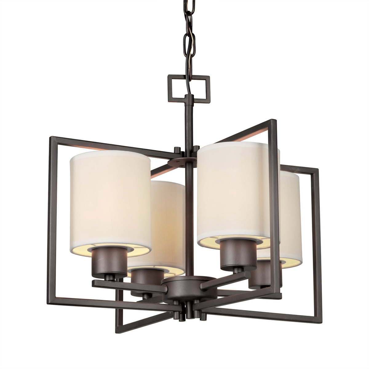 Signature 4 Light 18 inch Antique Bronze Foyer Pendant Ceiling Light