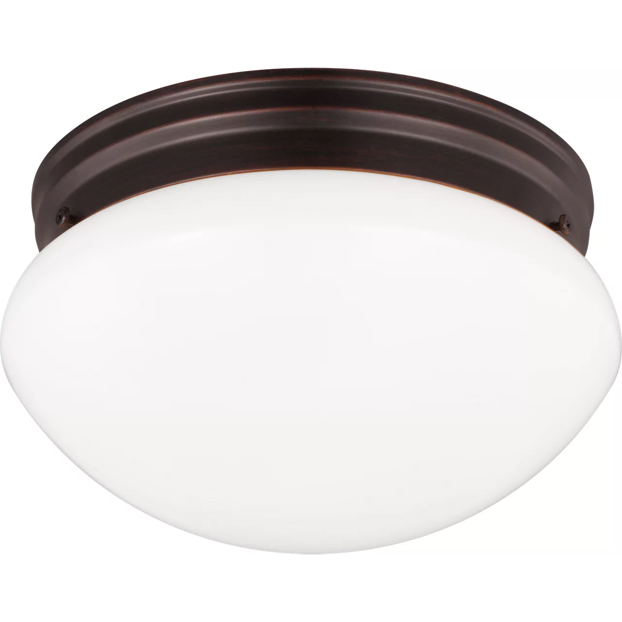 Webster 2 Light 9.5 inch Bronze Flush Mount Ceiling Light