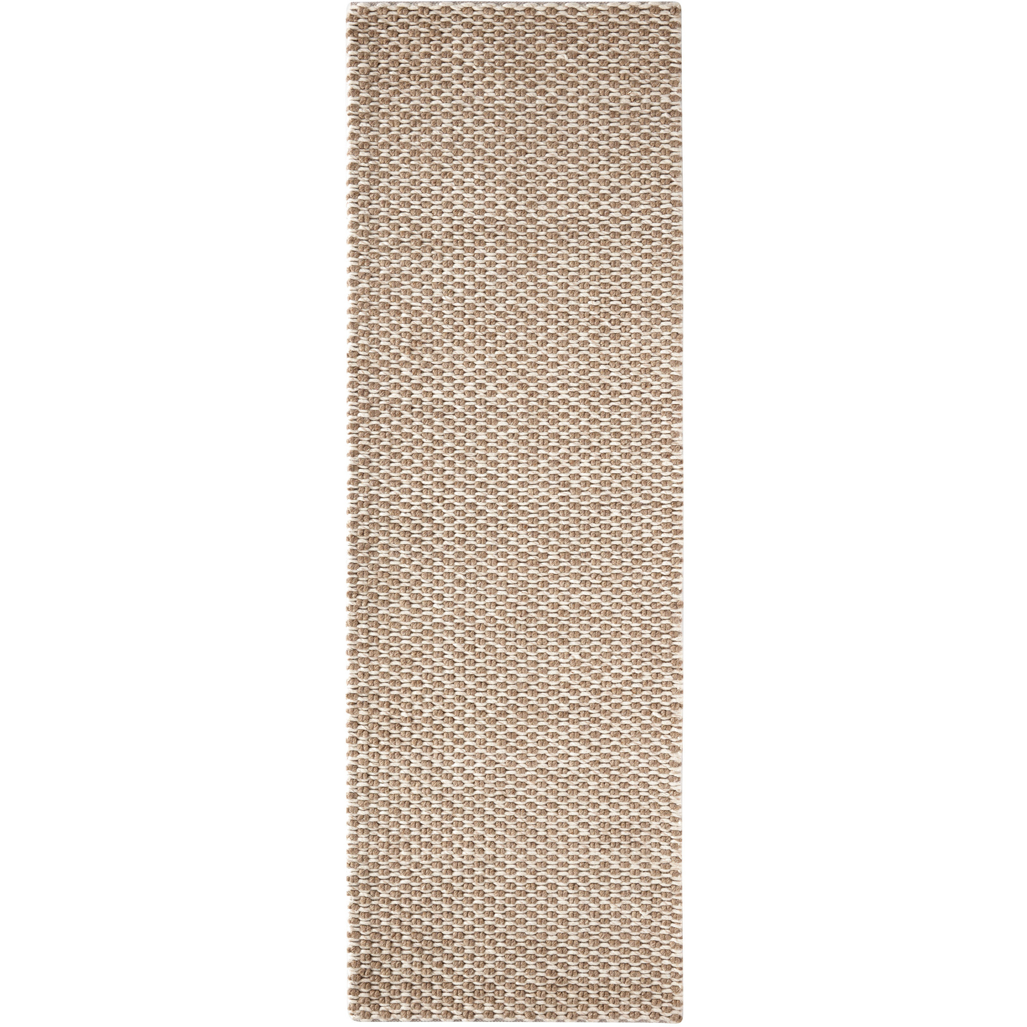 Natural Luxe Brown and Ivory Indoor Rug