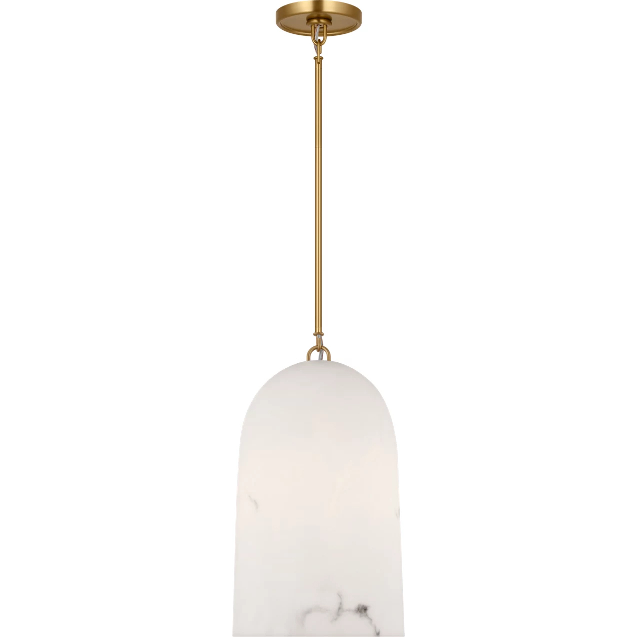 C&M by Chapman & Myers Savina 1 Light 10 inch Burnished Brass Pendant Ceiling Light