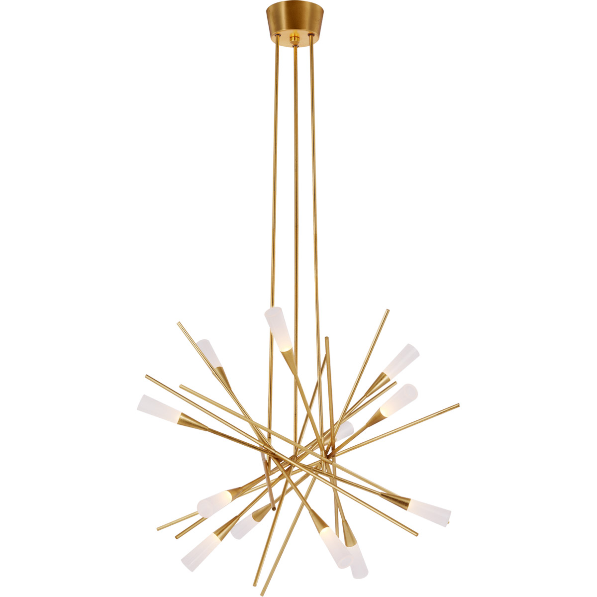 Chapman & Myers Stellar LED 27.25 inch Gild Chandelier Ceiling Light, Medium