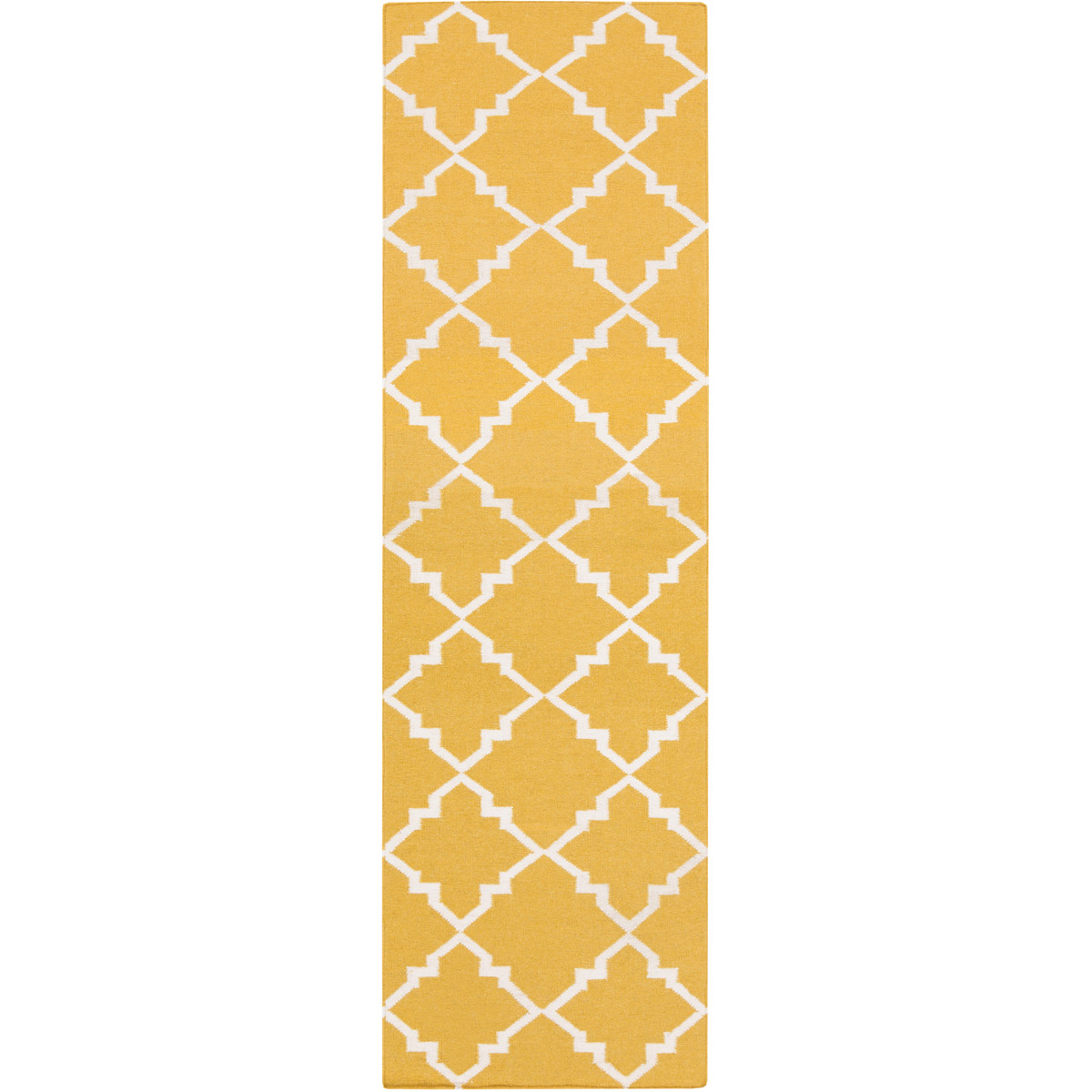 Frontier 96 X 30 inch Saffron, Cream Rug