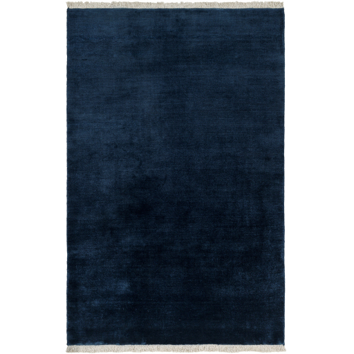 Evergreen 72 X 72 inch Dark Blue Handmade Rug in 6 x 6