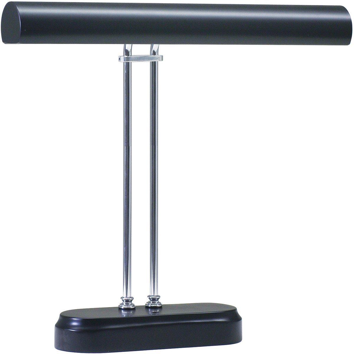 Piano/Desk 15 inch 40 watt Black & Chrome Piano/Desk Lamp Portable Light in Black and Chrome