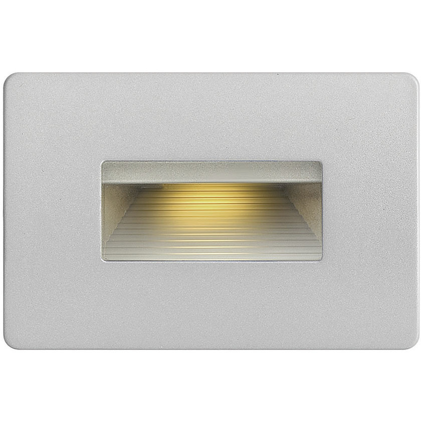Luna 12v 3.80 watt Titanium Landscape Step Light, Horizontal