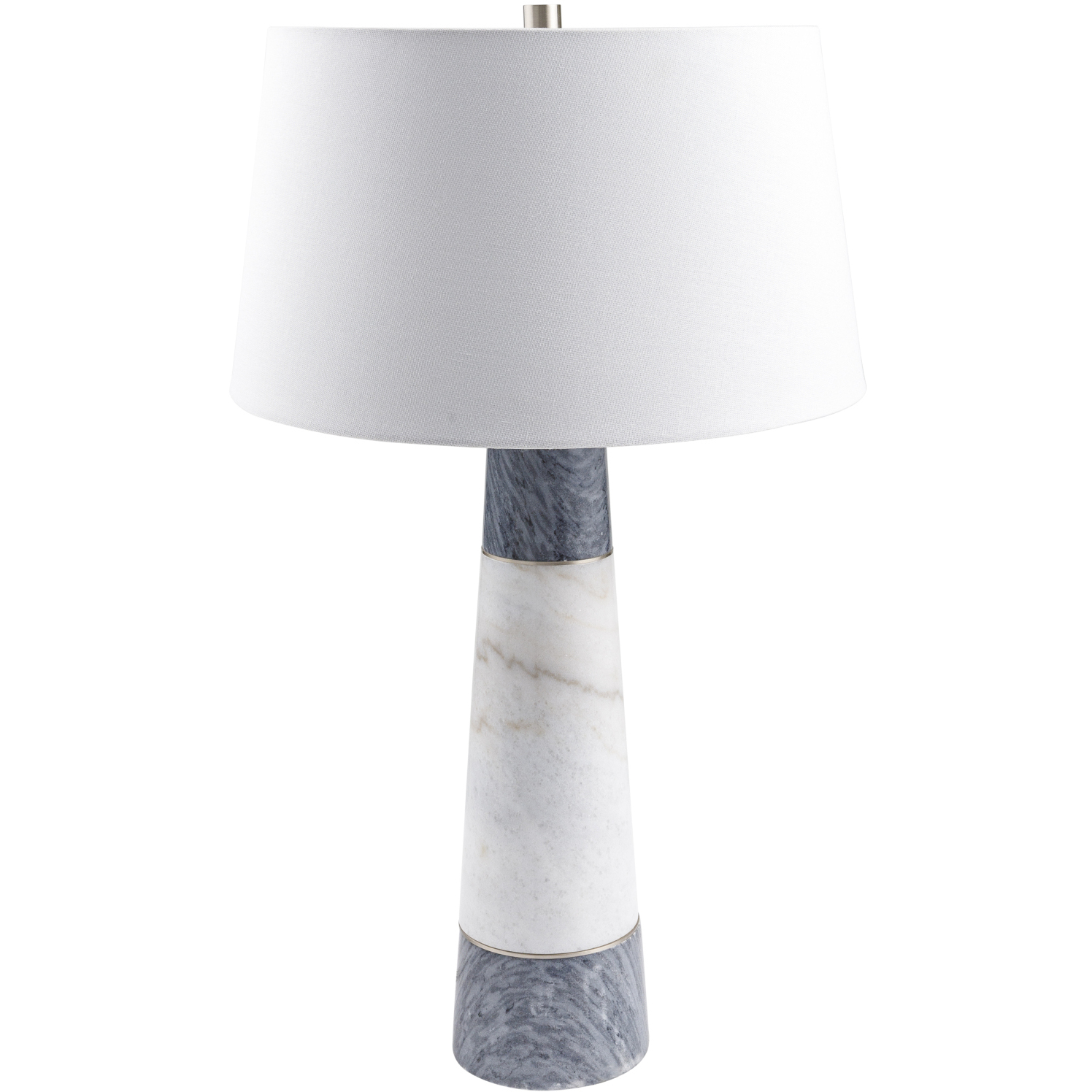 Lumion 26 inch 100 watt Gray Accent Table Lamp Portable Light