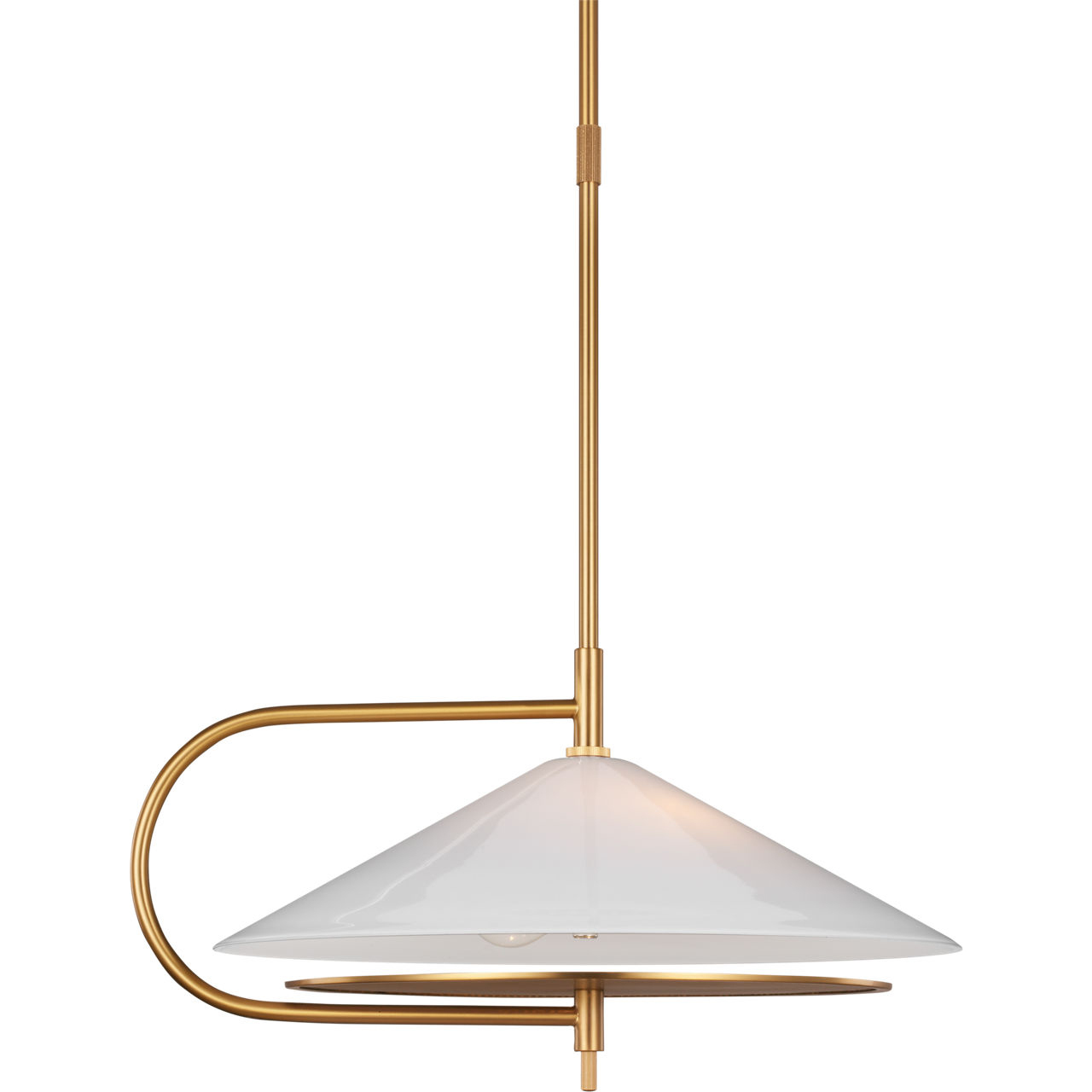 Kelly by Kelly Wearstler Gesture 2 Light 18 inch Burnished Brass Pendant Ceiling Light