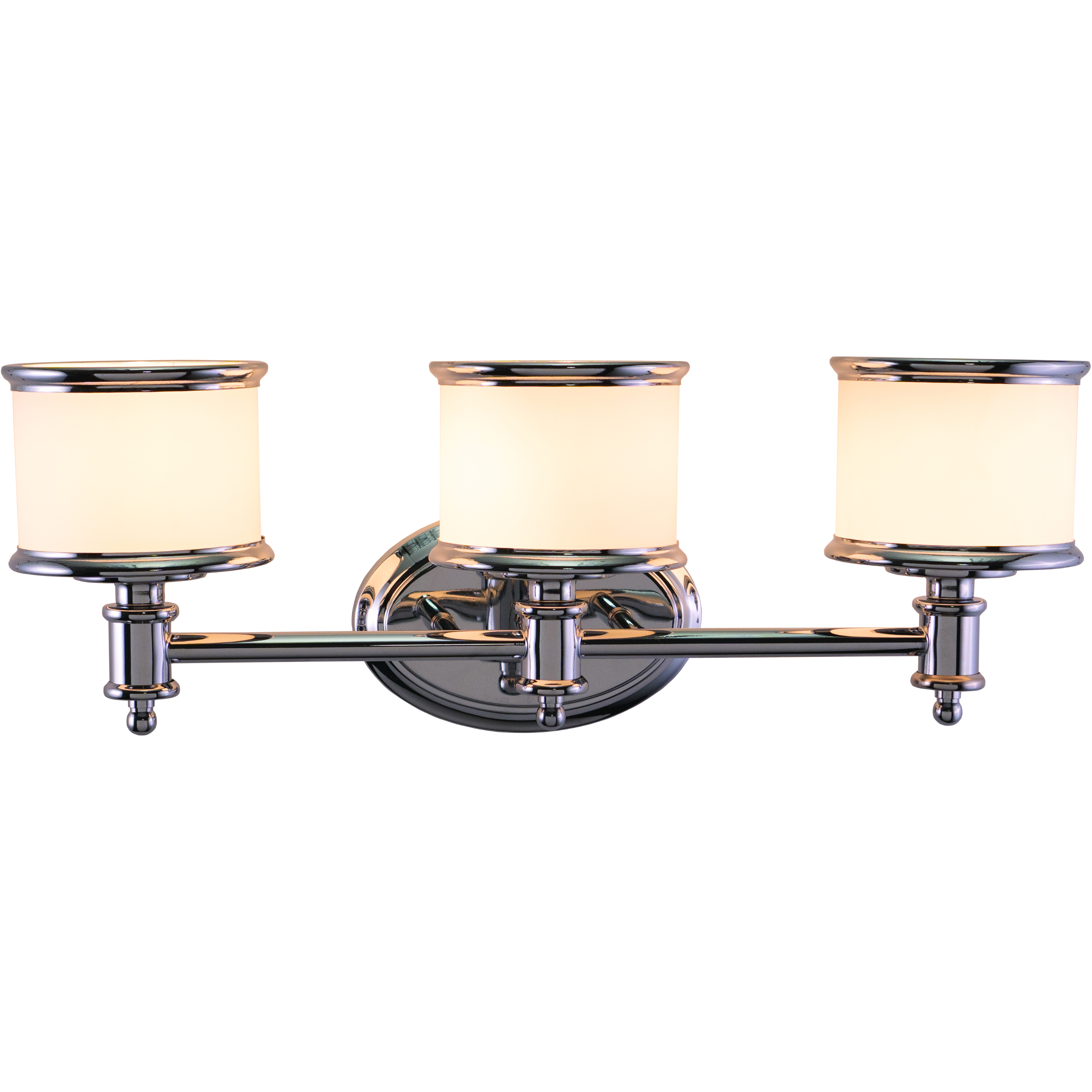 Carlisle LED 22.25 inch Chrome Bathroom Light Wall Light