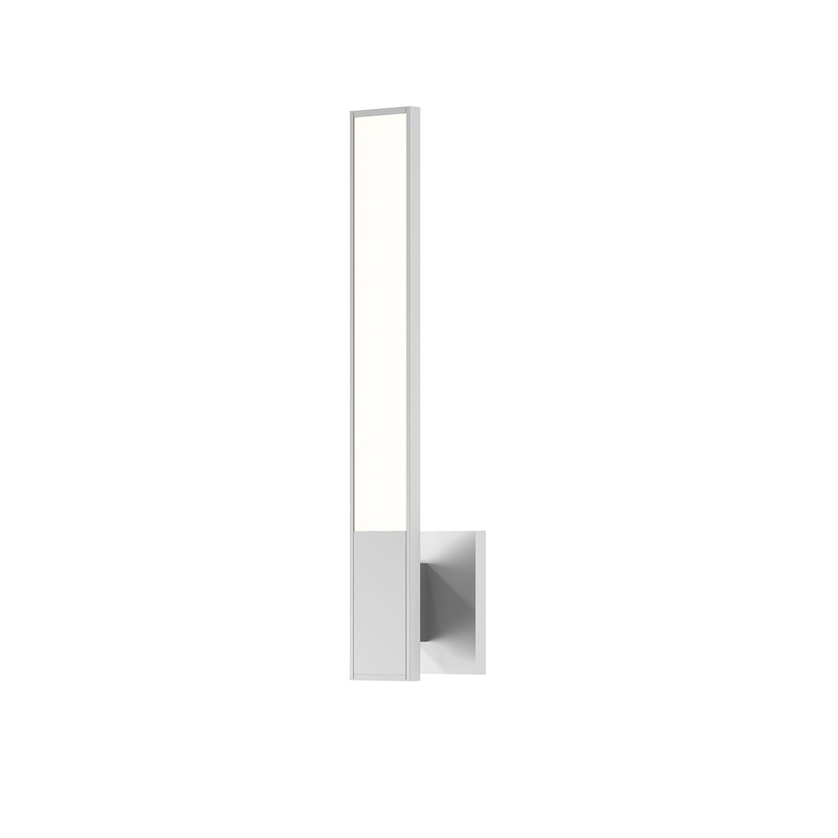Planes LED 2.5 inch Bright Satin Aluminum ADA Wall Sconce Wall Light