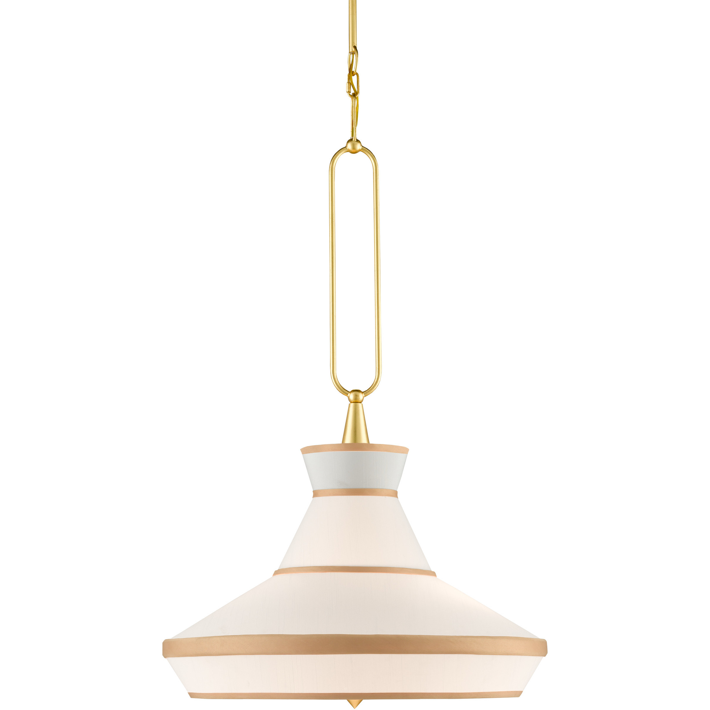Perth 2 Light 22 inch Gold Leaf Pendant Ceiling Light