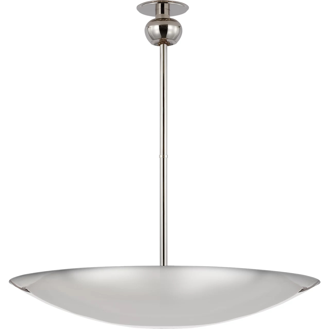 Paloma Contreras Comtesse LED 38.75 inch Polished Nickel Uplight Chandelier Ceiling Light, XL