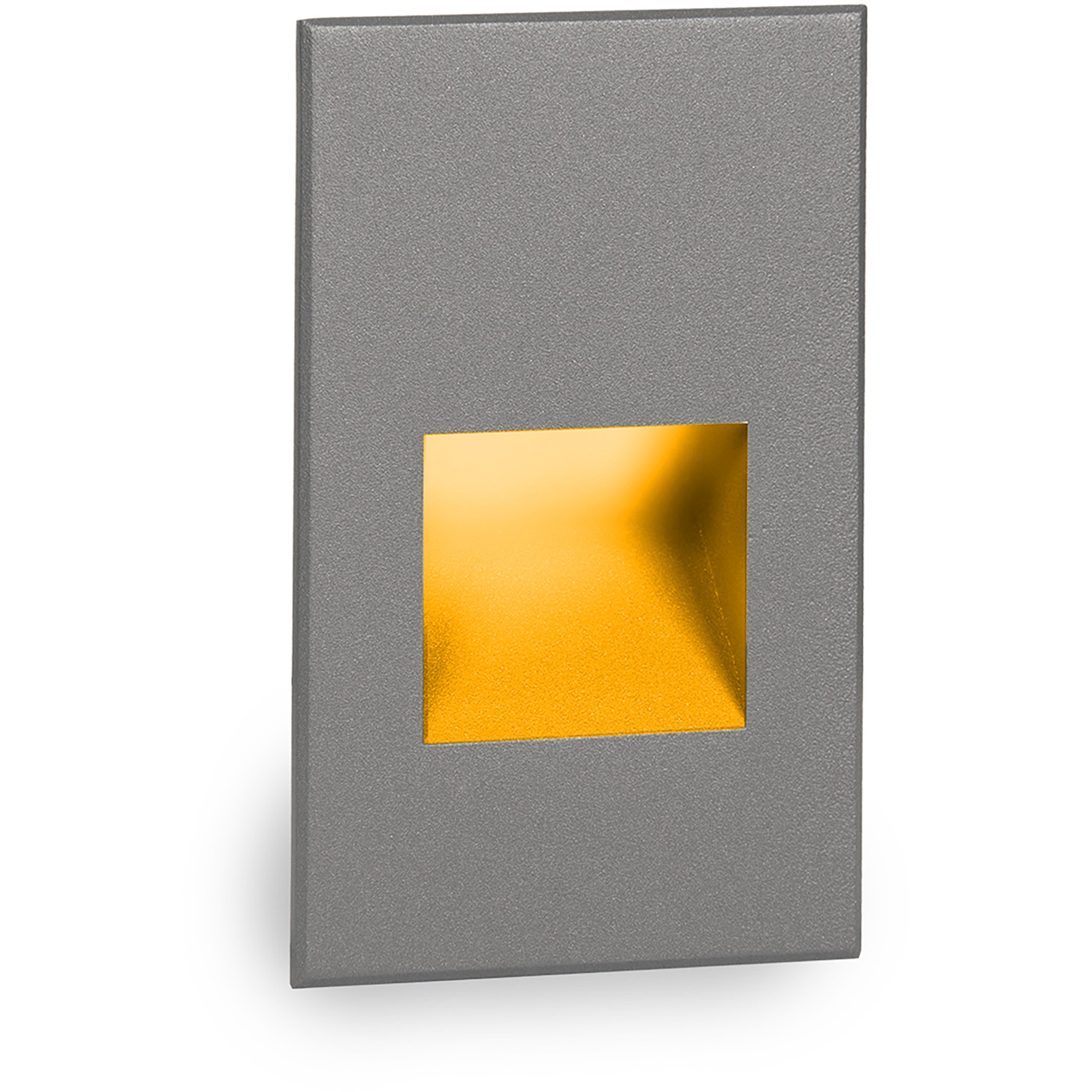 WAC 120V Step Light LED 1.5 inch Graphite ADA Step and Wall Light in Amber, WAC Lighting
