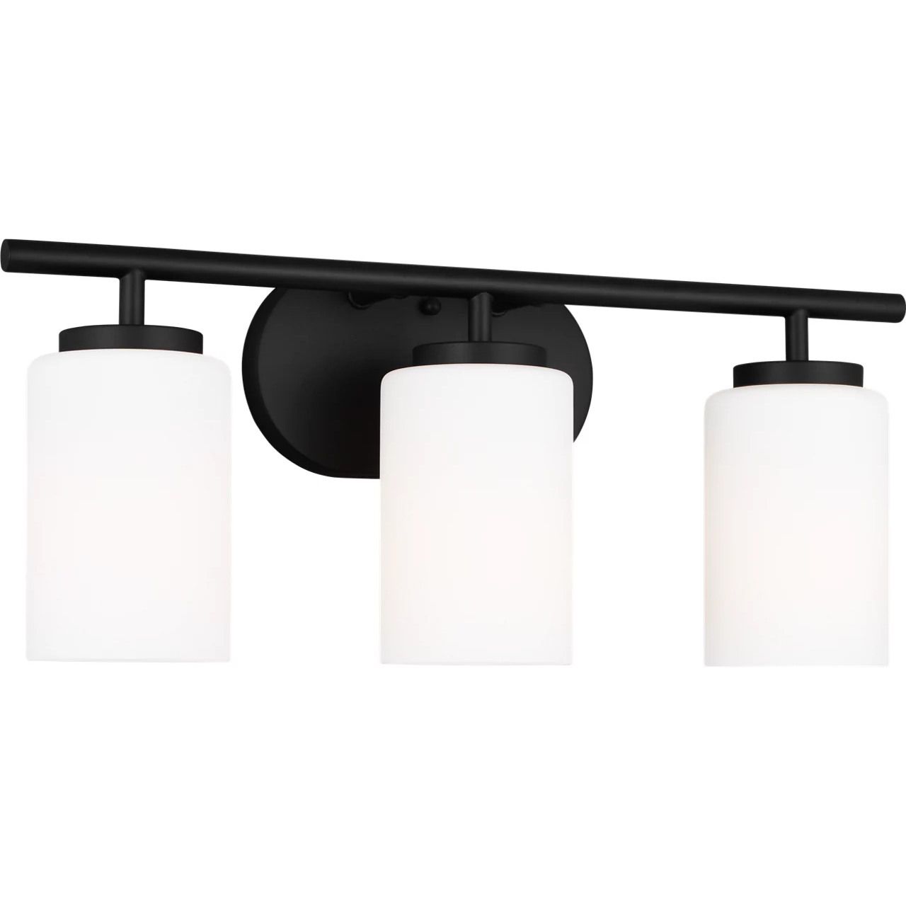 Oslo 3 Light 20 inch Midnight Black Wall Bath Fixture Wall Light