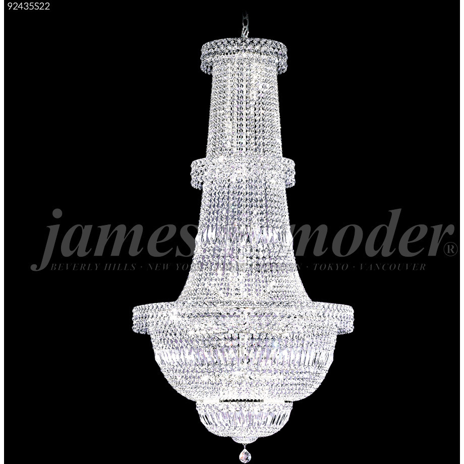 Prestige 47 Light 36 inch Silver Entry Chandelier Ceiling Light, Large