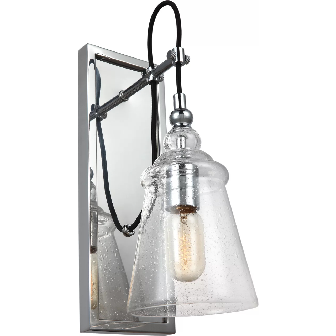 Kordell 1 Light 5.75 inch Chrome Vanity Light Wall Light