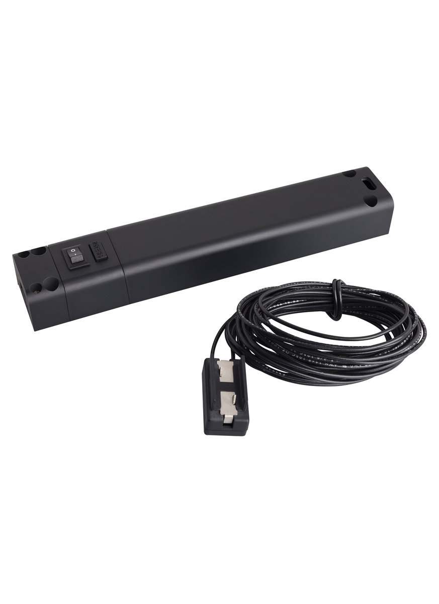 Zero Load Transformers 120 7.75 inch Black Under Cabinet Zero-Load Electronic Transformer, 24V 75W