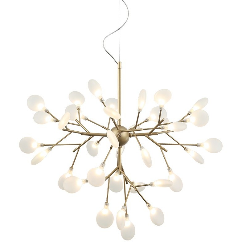 Hydrangea Bloom 35 Light 30 inch Gold Pendant Ceiling Light