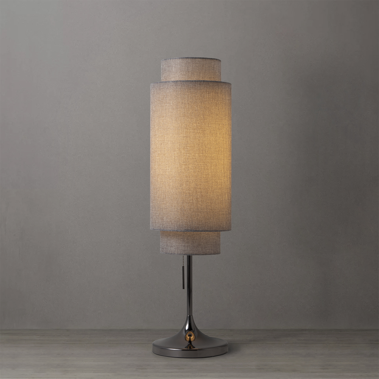 Lollipop 28 inch 8.00 watt Black Nickel Table Lamp Portable Light
