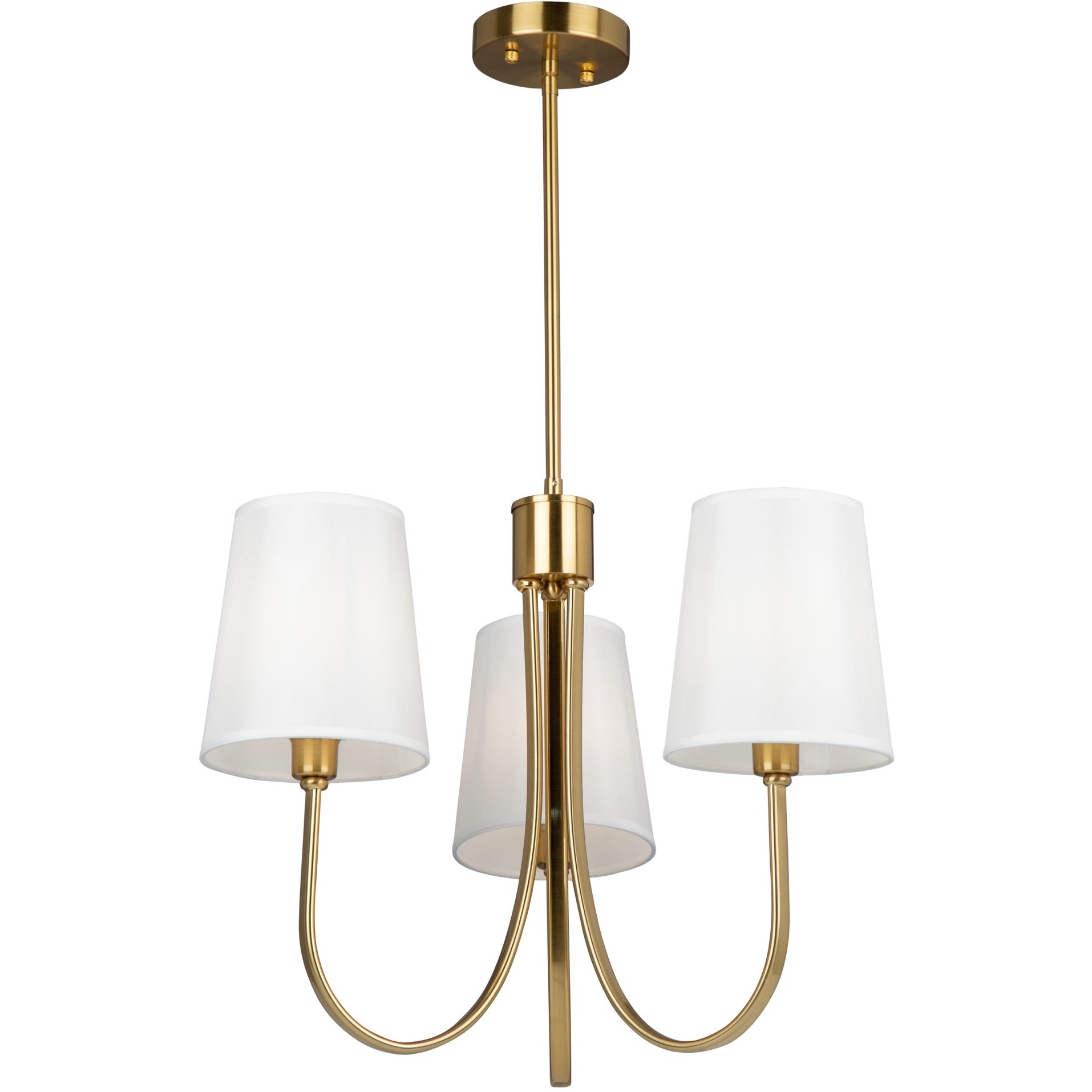 Rhythm LED 23.6 inch Brushed Gold Chandelier Ceiling Light