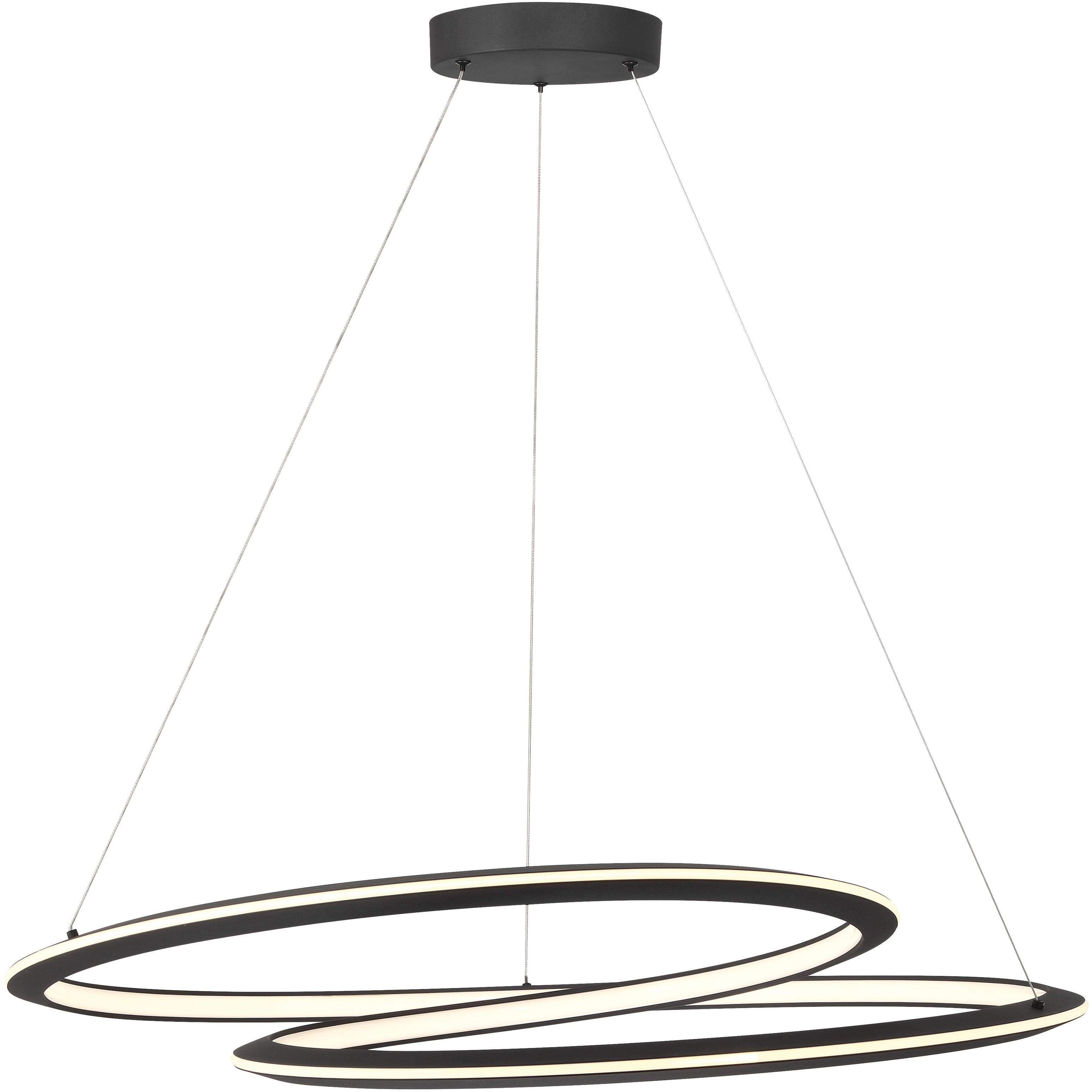 Infinite LED Sand Black Pendant Ceiling Light