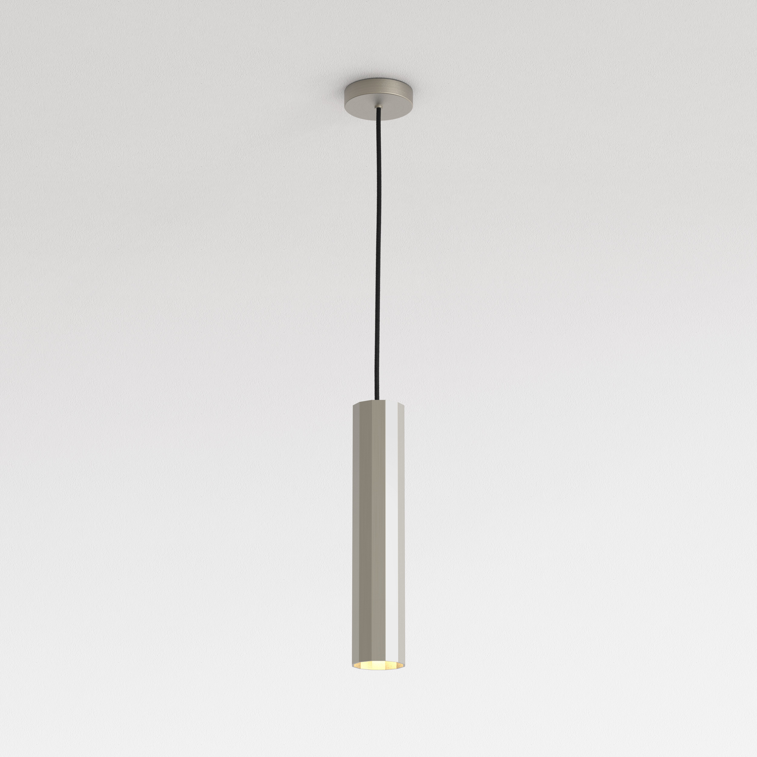 Hashira 1 Light 4.33 inch Matte Nickel Interior Pendant Light Ceiling Light
